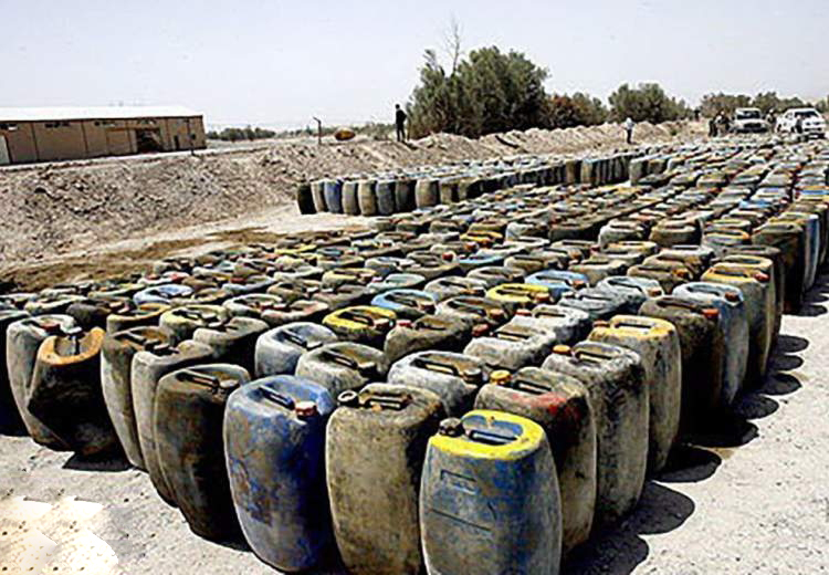 کشف ۳۰ هزار لیتر سوخت قاچاق در شهرستان انار